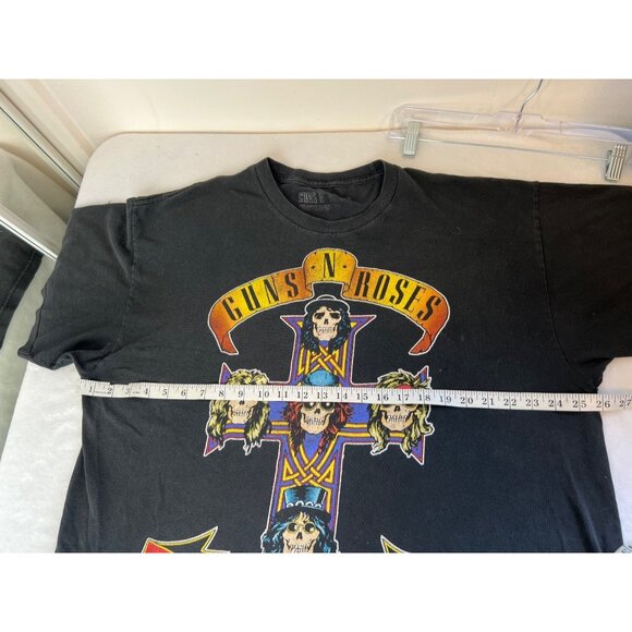 Guns N Roses Graphic Band Tee T-shirt 2X Men's Distressed Destroyed Axl Rose - Picture 3 of 5
